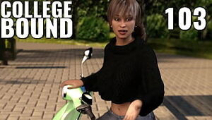 COLLEGE BOUND #103 • Latina minx has some lewd thoughts