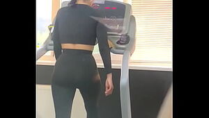 Up skirt in gym