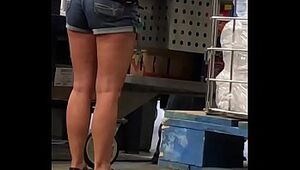 Sexy girl in shorts