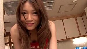 Serious pussy play along lingerie model Aoi Yuuki