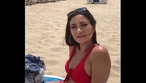 Valentina Bianco picked up on the beach for a quickie