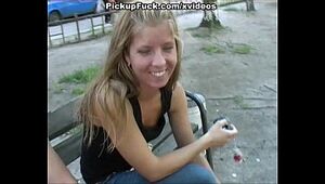 Pick-up girl on the street and fucked